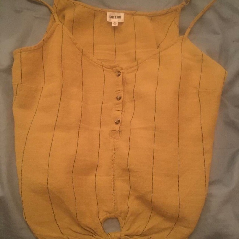 COPY - Yellow Crop Cami